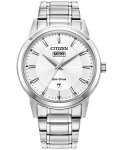 �V�`�Y�� �����Y �A�N�Z�T���[ �r���v T�V���c Citizen Eco-Drive Men's Classic Stainless Steel Bracelet Watch 40mm Silver-tone �V���o�[