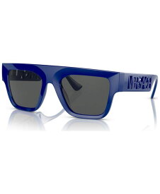 【送料無料】 ヴェルサーチ メンズ サングラス・アイウェア アクセサリー Men's Sunglasses VE4430U Bluette