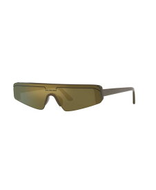 【送料無料】 バレンシアガ メンズ サングラス・アイウェア アクセサリー Unisex Sunglasses BB0003S Mirrored Brown