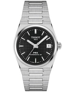 eB\bg Y ANZT[ rv TVc Tissot Unisex Swiss Automatic PRX Powermatic 80 Stainless Steel Bracelet Watch 35mm Grey O[