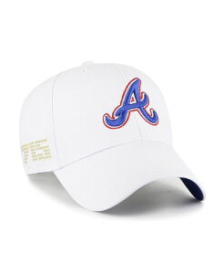47 uh Y ANZT[ Xq '47 Brand Men's White Atlanta Braves 2023 City Connect MVP Adjustable Hat White zCg