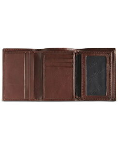 �P�l�X�R�[�� �����Y �A�N�Z�T���[ ���z �L���b�v ���U�[ Kenneth Cole Reaction Men's Leather RFID Extra-Capacity Trifold Brown �u���E��