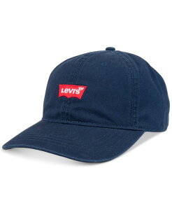 ���[�o�C�X �����Y �A�N�Z�T���[ �X�q Levi's Men's Large Batwing Baseball Adjustable Strap Hat Navy �l�C�r�[