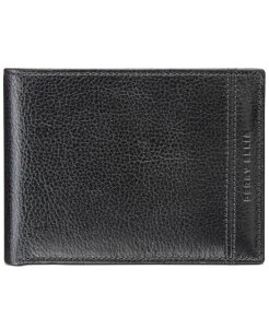 �y���[�G���X �����Y �A�N�Z�T���[ ���z ���U�[ Perry Ellis Portfolio Men's RFID Leather Wallet Black �u���b�N