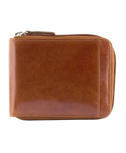 �}���V�[�j �����Y �A�N�Z�T���[ ���z Mancini Casablanca Collection Men's RFID Secure Center Zippered Wallet with Removable Passcase Cognac