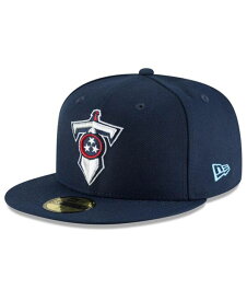 【送料無料】 ニューエラ メンズ 帽子 アクセサリー Men's Navy Tennessee Titans Omaha 59FIFTY Hat Navy