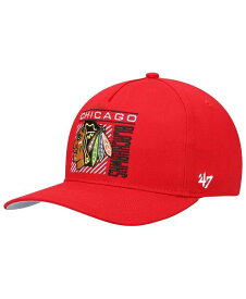 【送料無料】 47ブランド メンズ 帽子 アクセサリー Men's '47 Red Chicago Blackhawks Reflex Hitch Snapback Hat Red