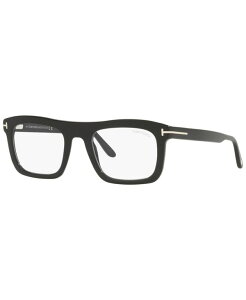 yz gEtH[h Y TOXEACEFA ANZT[ FT5757-B Men's Rectangle Eyeglasses Black Shiny