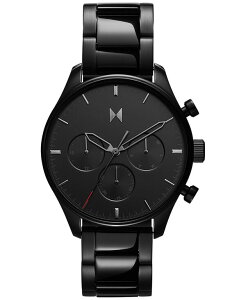yz GuCGeB[ Y rv ANZT[ Men's Chronograph Airhawk Black-Tone Stainless Steel Bracelet Watch 42mm Black