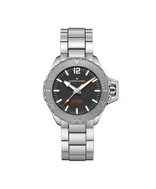 【送料無料】 ハミルトン メンズ 腕時計 アクセサリー Men's Swiss Automatic Khaki Navy Frogman Stainless Steel Bracelet Watch 41mm Silver