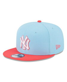 【送料無料】 ニューエラ メンズ 帽子 アクセサリー Men's Light Blue and Red New York Yankees Spring Basic Two-Tone 9FIFTY Snapback Hat Light Blue Red