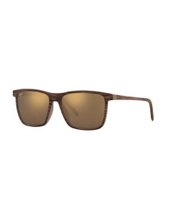 yz }ECW Y TOXEACEFA ANZT[ Unisex Polarized Sunglasses One Way Brown