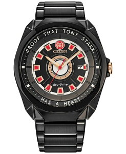 �V�`�Y�� �����Y �A�N�Z�T���[ �r���v T�V���c Citizen Men's Marvel Classic Avengers Tony Stark Black-Tone Stainless Steel Bracelet Watch 43mm Black �u���b�N