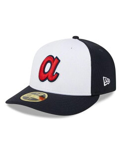 �j���[�G�� �����Y �A�N�Z�T���[ �X�q New Era Men's White Atlanta Braves 2024 Batting Practice Low Profile 59FIFTY Fitted Hat White �z���C�g