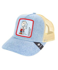 【送料無料】 ピーターグリム メンズ 帽子 アクセサリー Linus Peanuts Trucker Hat Denim