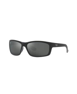 }ECW Y ANZT[ TOXEACEFA Maui Jim Unisex Polarized Sunglasses 766 KANAIO COAST Black