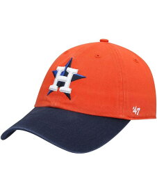 【送料無料】 47ブランド メンズ 帽子 アクセサリー Men's Orange Navy Houston Astros Alternate Clean Up Adjustable Hat Orange Navy