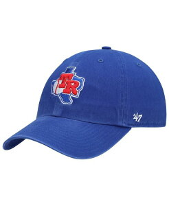 47 �u�����h �����Y �A�N�Z�T���[ �X�q ���S '47 Brand Men's '47 Royal Texas Rangers Team Logo Cooperstown Collection Clean Up Adjustable Hat Royal