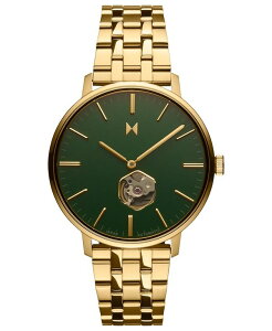 �G���u�C�G���e�B�[ �����Y �A�N�Z�T���[ �r���v T�V���c MVMT Men's Legacy Slim Automatic Gold-Tone Stainless Steel Watch 42mm Gold �S�[���h