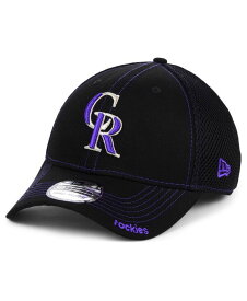 【送料無料】 ニューエラ メンズ 帽子 アクセサリー Colorado Rockies Core Neo 39THIRTY Stretch Fitted Cap Black