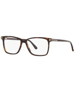 yz gEtH[h Y TOXEACEFA ANZT[ FT5478-B Men's Irregular Eyeglasses Brown Havana