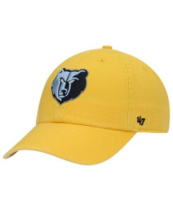 47 �u�����h �����Y �A�N�Z�T���[ �X�q '47 Brand Men's Gold Memphis Grizzlies Team Clean Up Adjustable Hat Gold �S�[���h