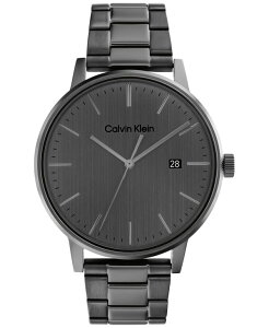 �J���o���N���C�� �����Y �A�N�Z�T���[ �r���v T�V���c Calvin Klein Gray Stainless Steel Bracelet Watch 43mm Grey �O���[