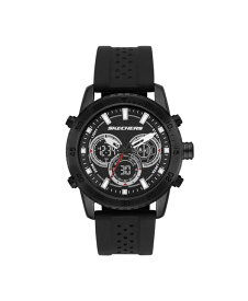 【送料無料】 スケッチャーズ メンズ 腕時計 アクセサリー Truxton Men's 45mm Analog-Digital Watch Black Black