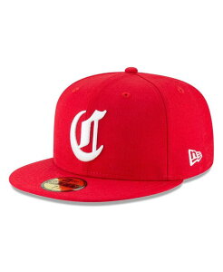 �j���[�G�� �����Y �A�N�Z�T���[ �X�q �E�[�� New Era Men's Red Cincinnati Reds Cooperstown Collection Wool 59FIFTY Fitted Hat Red ���b�h