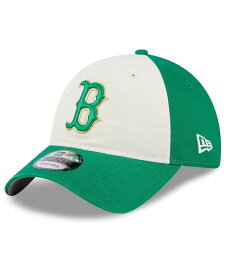 【送料無料】 ニューエラ メンズ 帽子 アクセサリー Men's White Green Boston Red Sox 2024 St. Patrick's Day 9TWENTY Adjustable Hat White Green