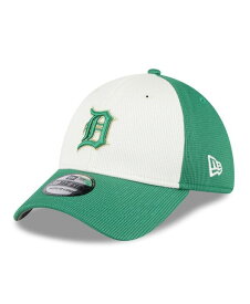 【送料無料】 ニューエラ メンズ 帽子 アクセサリー Men's White Green Detroit Tigers 2024 St. Patrick's Day 39THIRTY Flex Fit Hat White Green