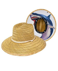 【送料無料】 ピーターグリム メンズ 帽子 アクセサリー White Shark Straw Lifeguard Hat Natural