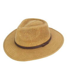 【送料無料】 ピーターグリム メンズ 帽子 アクセサリー Braxton Cotton Canvas Wide Brim Hat Tan