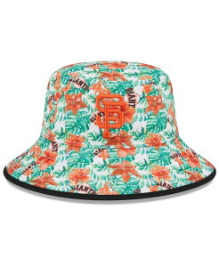 �j���[�G�� �����Y �A�N�Z�T���[ �X�q �t�����[�� �t�����[ New Era Men's San Francisco Giants Tropic Floral Bucket Hat Black �u���b�N