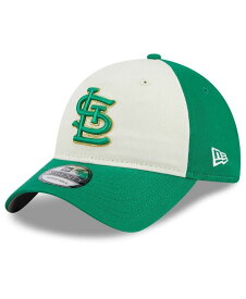 【送料無料】 ニューエラ メンズ 帽子 アクセサリー Men's White Green St. Louis Cardinals 2024 St. Patrick's Day 9TWENTY Adjustable Hat White Green