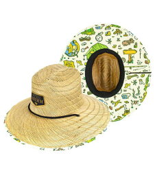 【送料無料】 ピーターグリム メンズ 帽子 アクセサリー Camping Straw Lifeguard Hat Natural