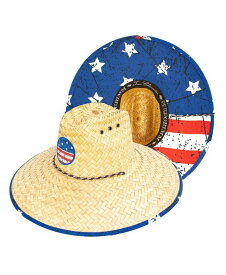 【送料無料】 ピーターグリム メンズ 帽子 アクセサリー Americano Straw Lifeguard Hat Natural