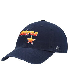 【送料無料】 47ブランド メンズ 帽子 アクセサリー Men's Navy Houston Astros Logo Cooperstown Collection Clean Up Adjustable Hat Navy