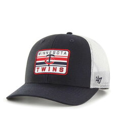 【送料無料】 47ブランド メンズ 帽子 アクセサリー Men's Navy Minnesota Twins Drifter Trucker Adjustable Hat Navy
