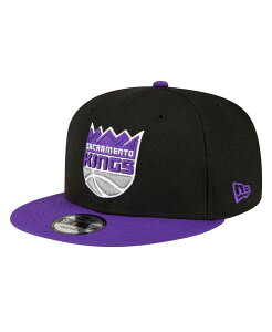�j���[�G�� �����Y �A�N�Z�T���[ �X�q New Era Men's Black Purple Sacramento Kings Official Team Color 2Tone 9FIFTY Snapback Hat Black Purple �u���b�N