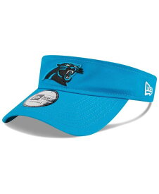 【送料無料】 ニューエラ メンズ 帽子 アクセサリー Men's Blue Carolina Panthers Main Adjustable Visor Blue