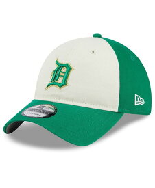 【送料無料】 ニューエラ メンズ 帽子 アクセサリー Men's White Green Detroit Tigers 2024 St. Patrick's Day 9TWENTY Adjustable Hat White Green