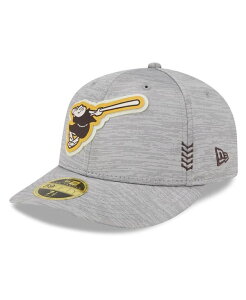 �j���[�G�� �����Y �A�N�Z�T���[ �X�q New Era Men's Gray San Diego Padres 2024 Clubhouse Low Profile 59FIFTY Fitted Hat Gray �O���[