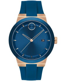 【送料無料】 モバド メンズ 腕時計 アクセサリー Men's Bold Fusion Swiss Quartz Blue Silicone Watch 42mm Blue