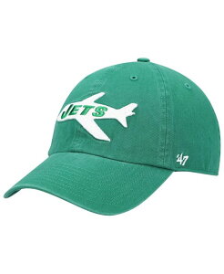 47 �u�����h �����Y �A�N�Z�T���[ �X�q '47 Brand Men's Green New York Jets Clean Up Legacy Adjustable Hat Green �O���[��