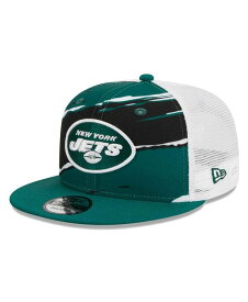 【送料無料】 ニューエラ メンズ 帽子 アクセサリー Men's Green New York Jets Tear Trucker 9FIFTY Snapback Hat Green