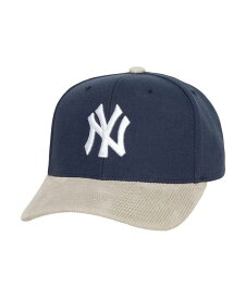 【送料無料】 ミッチェル&ネス メンズ 帽子 アクセサリー Men's Navy New York Yankees Corduroy Pro Snapback Hat Navy