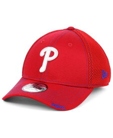 【送料無料】 ニューエラ メンズ 帽子 アクセサリー Philadelphia Phillies Core Neo 39THIRTY Stretch Fitted Cap Red