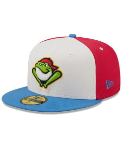 j[G Y ANZT[ Xq New Era Men's White Blue Ranas de Rio Copa De La Diversion 59FIFTY Fitted Hat White Blue zCg