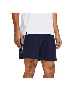 A_[A[}[ Y {gX n[tpcEV[c vg V[gpc S Under Armour Men's Moisture-Wicking Logo-Print 8-1/4 Tech Shorts Navy / White zCg